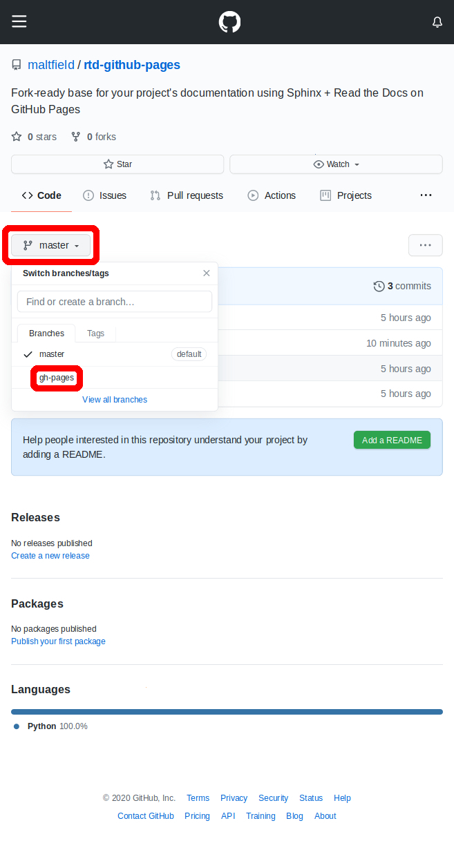 Continuous Documentation Hosting Read The Docs On Github Pages 1 2 Michael Altfield S Tech Blog