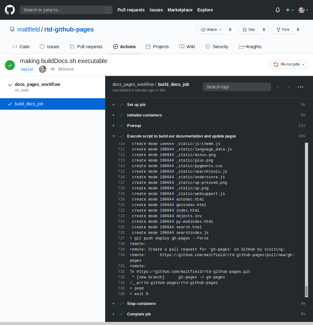 Build commands. C# git Library.