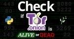 Check If Tor .onion is Alive or Dead